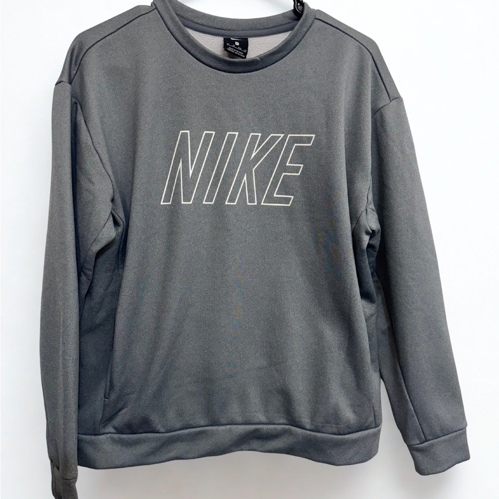 Nike Men's Charcoal Crewneck Sweater